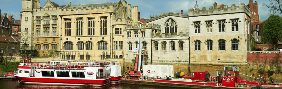 River Ouse, York - underwater sewer repair - DrainsAid