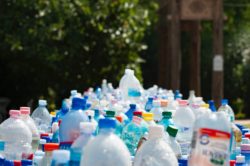 plastic bottles - plastic pollution post by DrainsAid