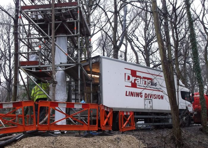 DrainsAid lining team Bowden Housteads Sheffield