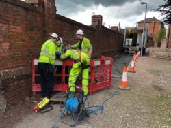 UV CIPP Lining of a Foul sewer main in York
