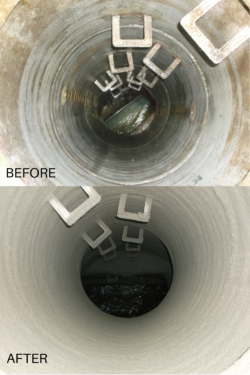 M-Coating Manhole Rehabilitation Before and After