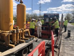 DrainsAid, Yorkshire Water, Schur Ltd and Axalta Outwood Spray Lining Project