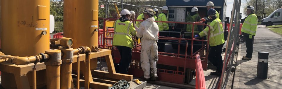 DrainsAid, Yorkshire Water, Schur Ltd and Axalta Outwood Spray Lining Project