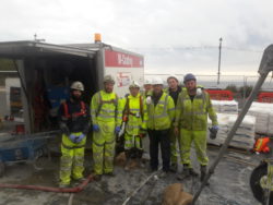 DrainsAid team in Scarborough for Outfall M-Coating Spray lining