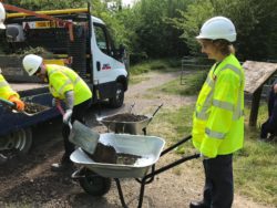Volunteers at Lofthouse Colliery Nature Park