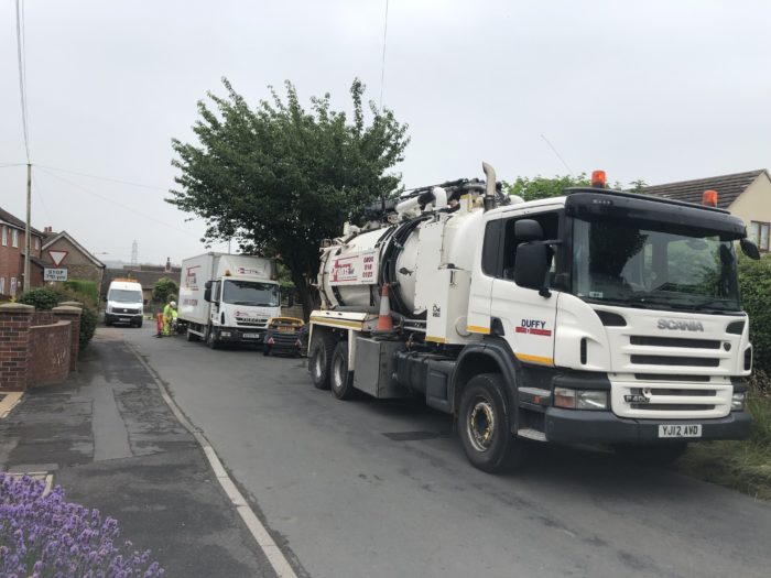 DrainsAid undertake sewer rehabilitation works at residential street in Doncaster