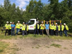 DrainsAid volunteer at Lofthouse Colliery Nature Park