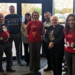 drainsaid staff in christmas jumpers